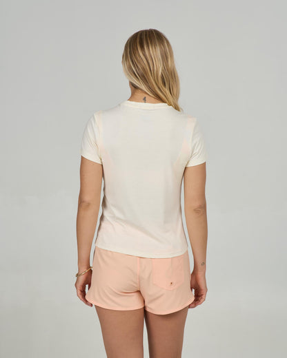 ALPHA TECH TEE - Off White | Salty Crew