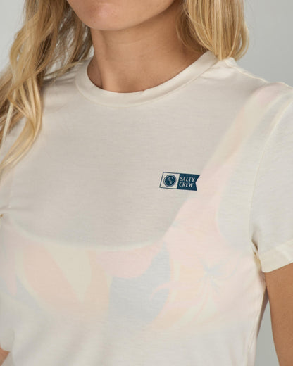 ALPHA TECH TEE - Off White | Salty Crew