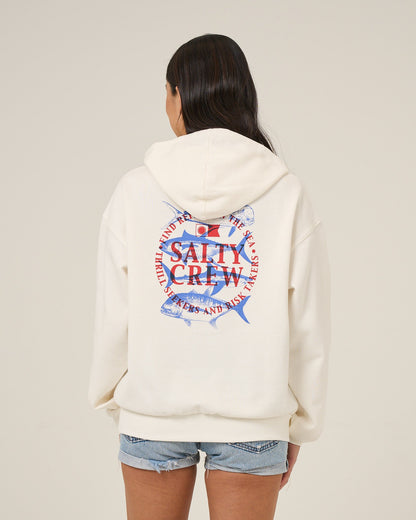 OVERLAY HOODIE - Off White | Salty Crew