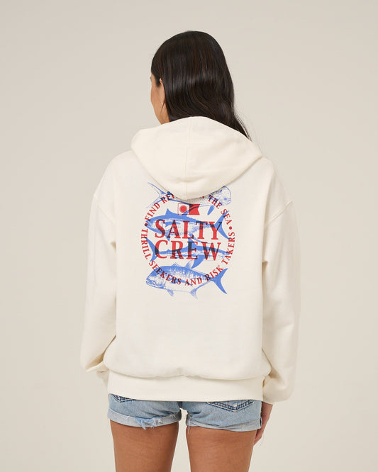 OVERLAY HOODIE - Off White | Salty Crew