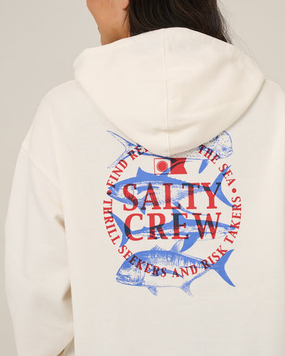 OVERLAY HOODIE - Off White | Salty Crew