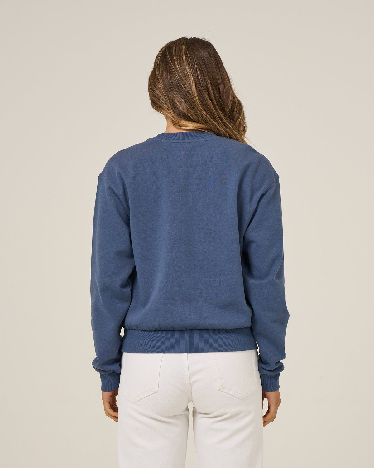 FISHING CLUB CREW FLEECE - Vintage Indigo | Salty Crew