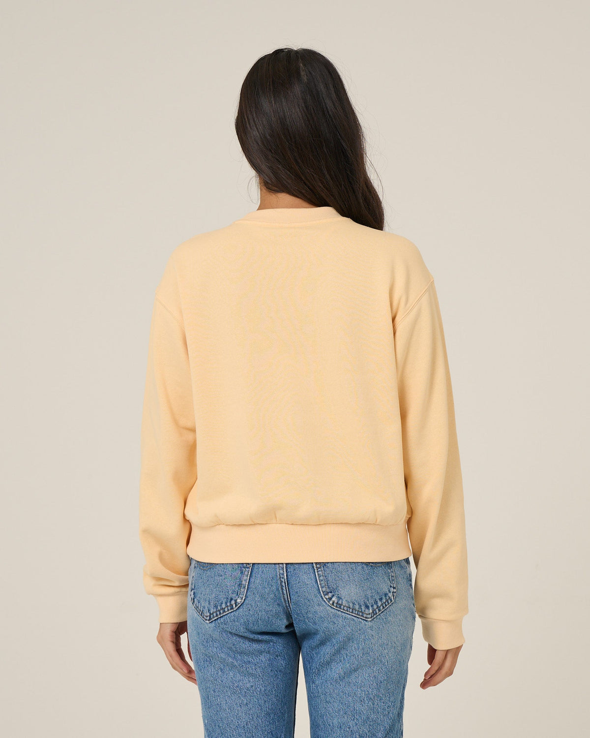 FISHING CLUB CREW FLEECE - Custard | Salty Crew