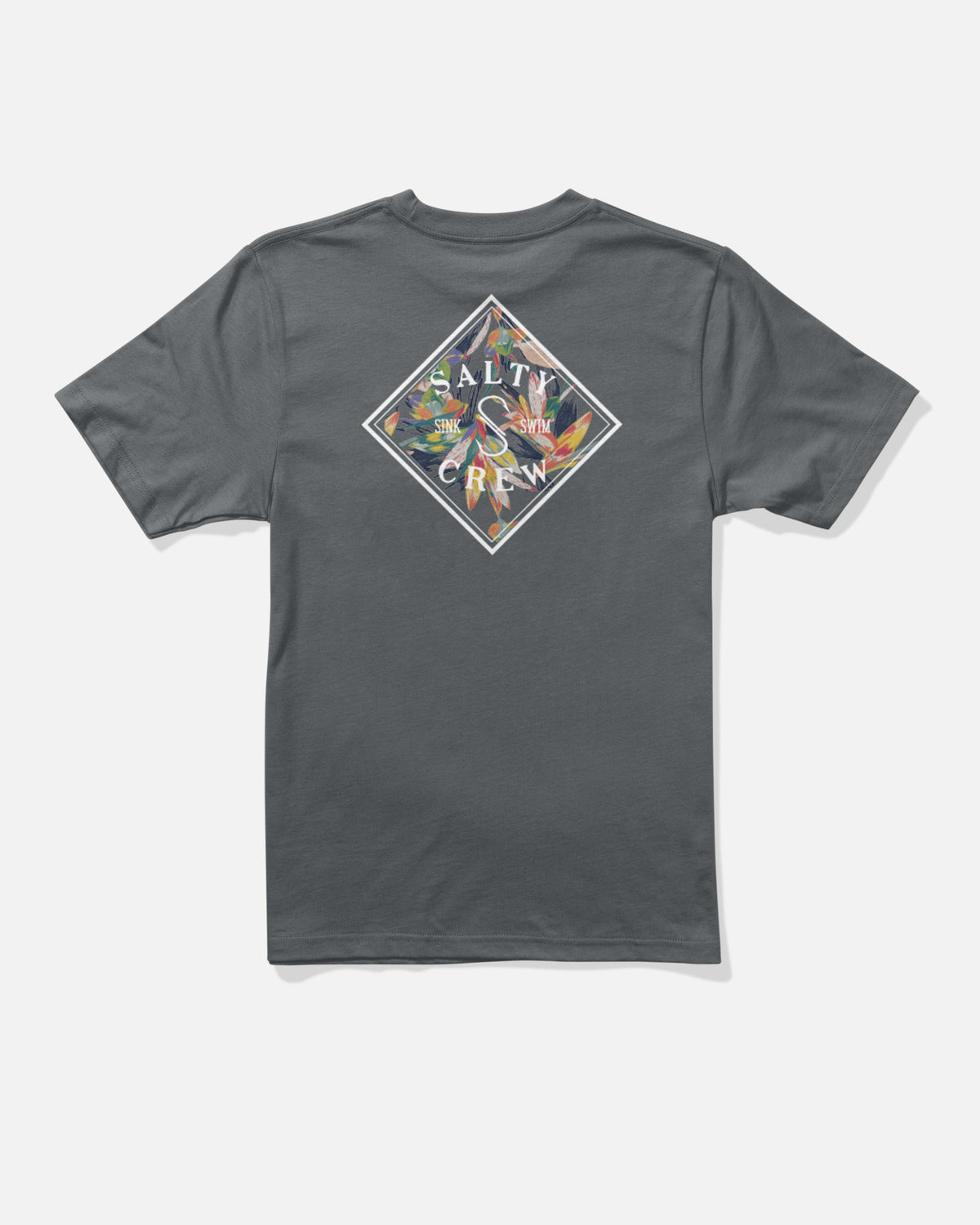TIPPET FILL BOYS SS TEE - Charcoal | Salty Crew