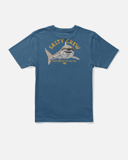 LURKING BOYS SS TEE - Cast Blue | Salty Crew