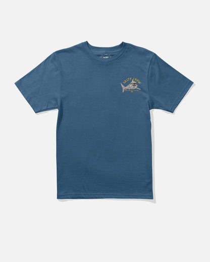 LURKING BOYS SS TEE - Cast Blue | Salty Crew
