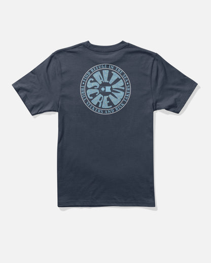 SUNSTONE BOYS SS TEE - Navy | Salty Crew