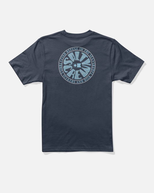 SUNSTONE BOYS SS TEE - Navy | Salty Crew