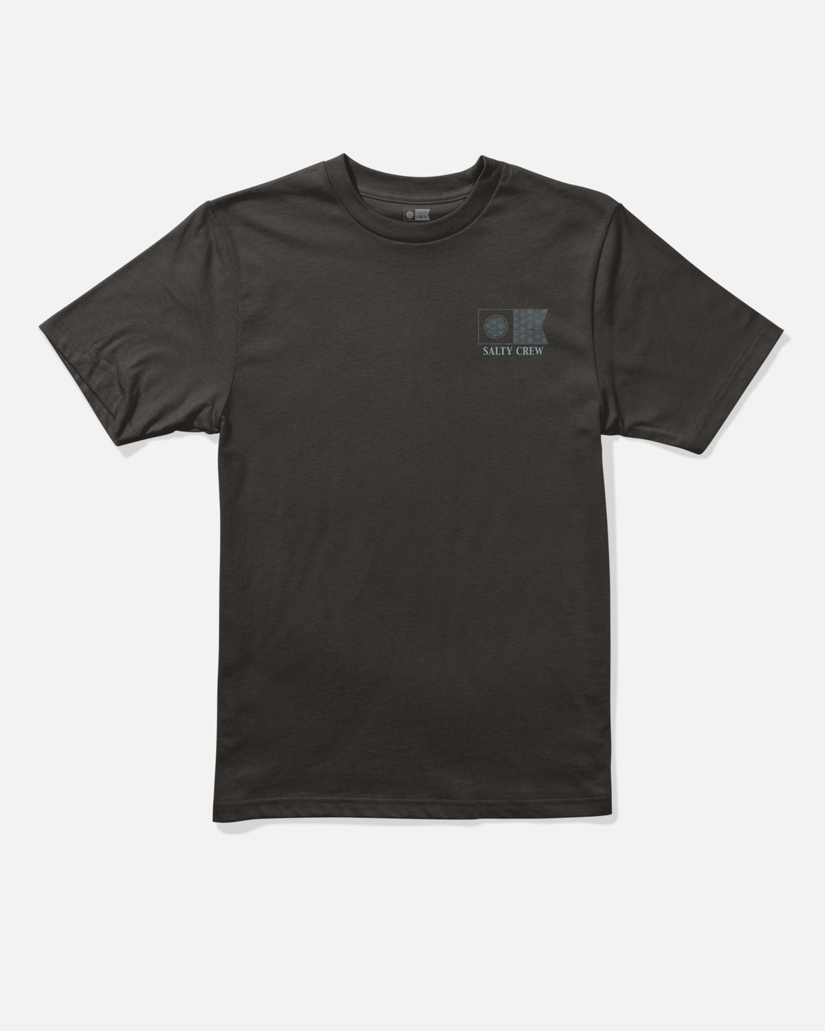 FLAGSHIP BOYS SS TEE - BLACK | Salty Crew