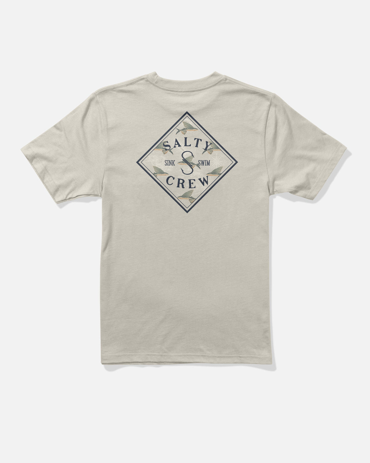 TIPPET FILL BOYS SS TEE - Bone | Salty Crew