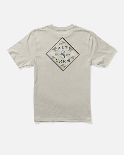 TIPPET FILL BOYS SS TEE - Bone | Salty Crew
