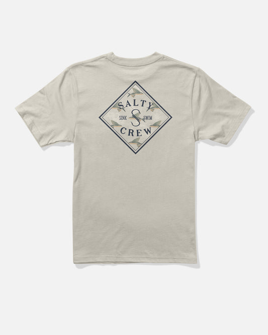 TIPPET FILL BOYS SS TEE - Bone | Salty Crew