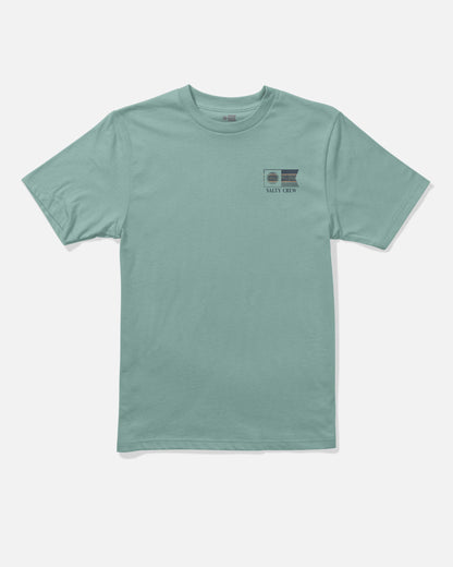 FLAGSHIP BOYS SS TEE - Mackerel | Salty Crew