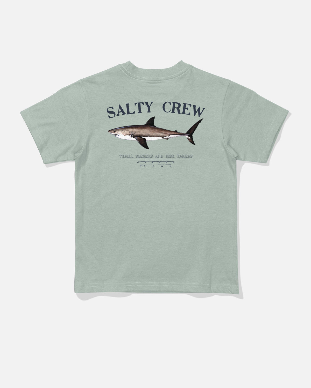 BRUCE TODDLER SS TEE - Aqua Grey | Salty Crew