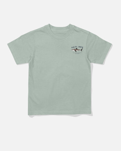 BRUCE TODDLER SS TEE - Aqua Grey | Salty Crew