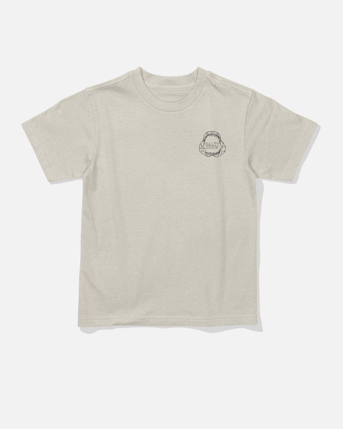 GREAT WHITE TDDLR SS TEE - Bone | Salty Crew