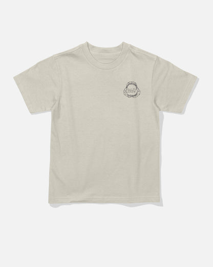 GREAT WHITE TDDLR SS TEE - Bone | Salty Crew