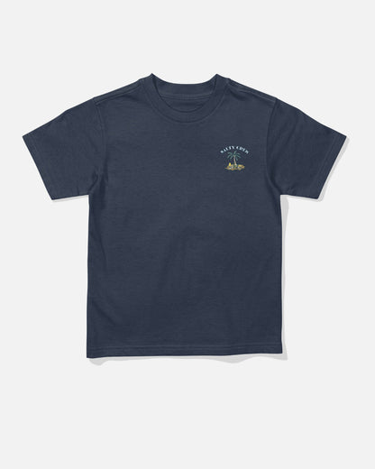 DESERTED TODDLER SS TEE - Navy | Salty Crew