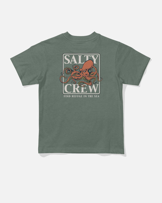 INK SLINGER TODDLER SS TEE - Laurel Wreath | Salty Crew