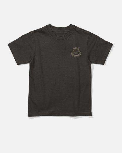 GREAT WHITE TDDLR SS TEE - BLACK | Salty Crew