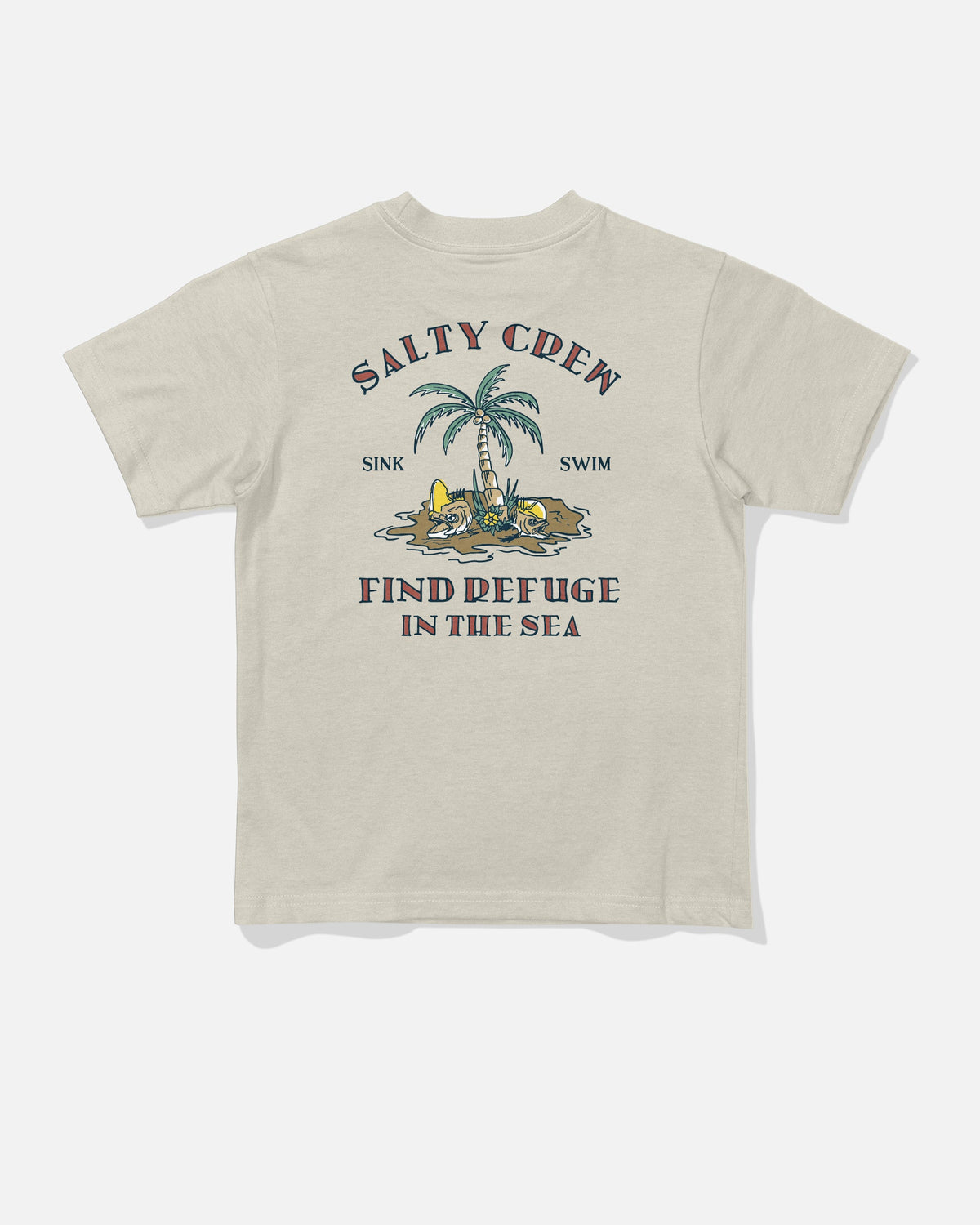 DESERTED TODDLER SS TEE - Bone | Salty Crew