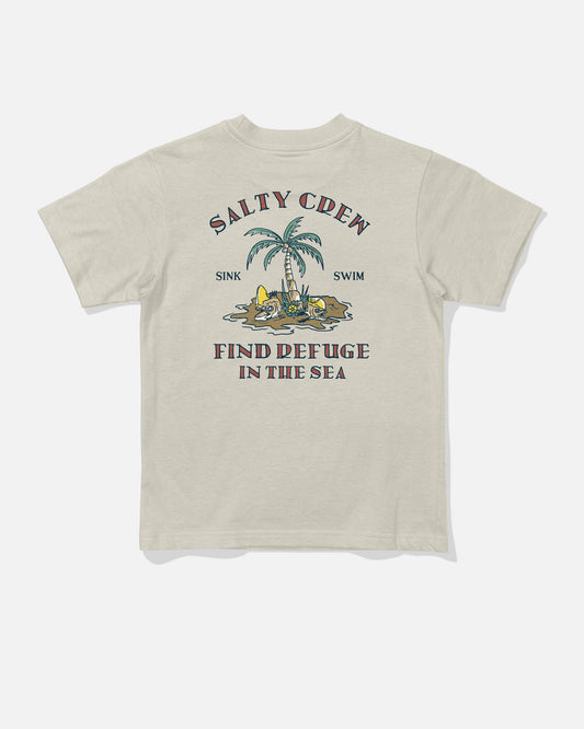 DESERTED TODDLER SS TEE - Bone | Salty Crew