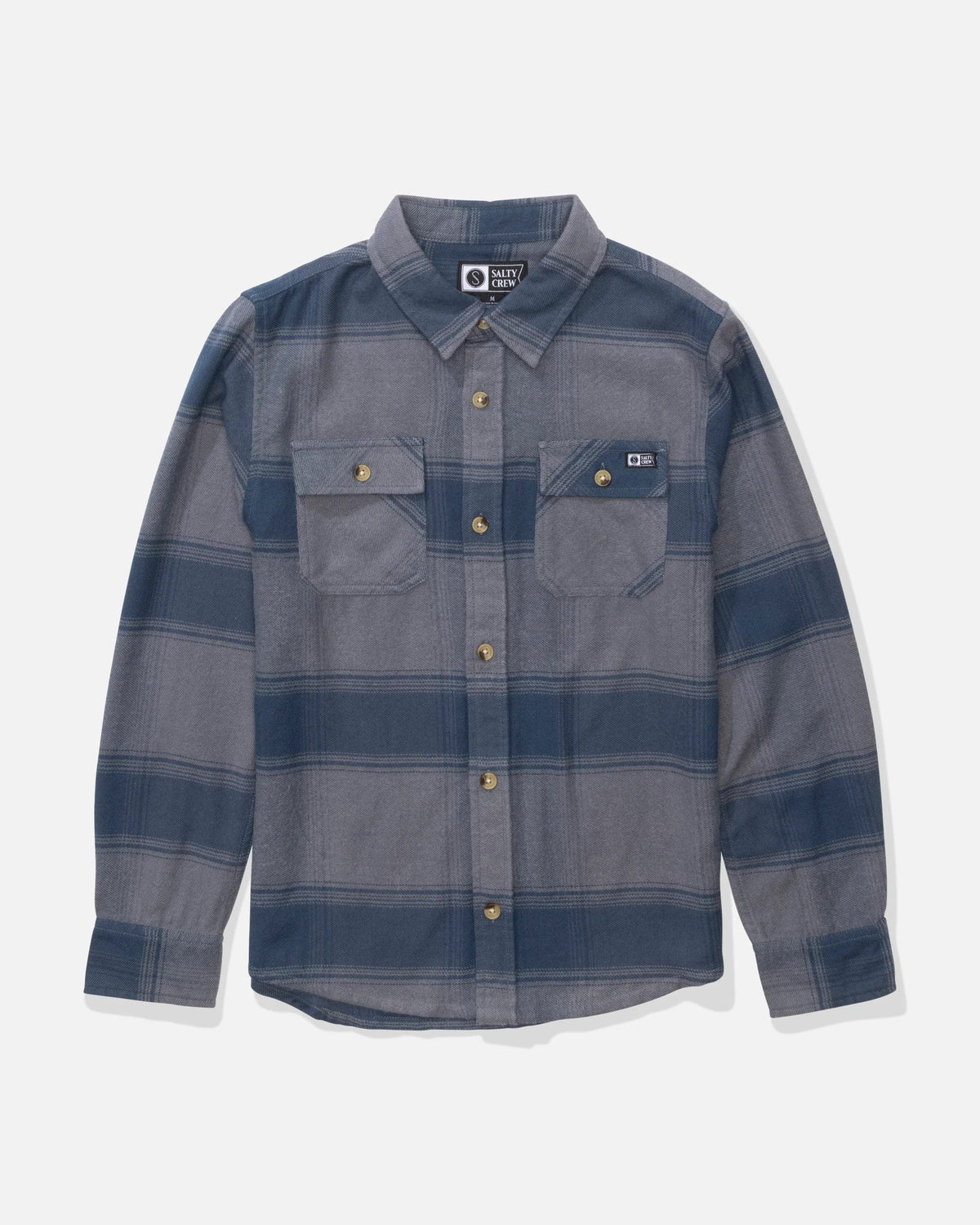 DAYBREAK BOYS FLANNEL - Midnight Navy | Salty Crew