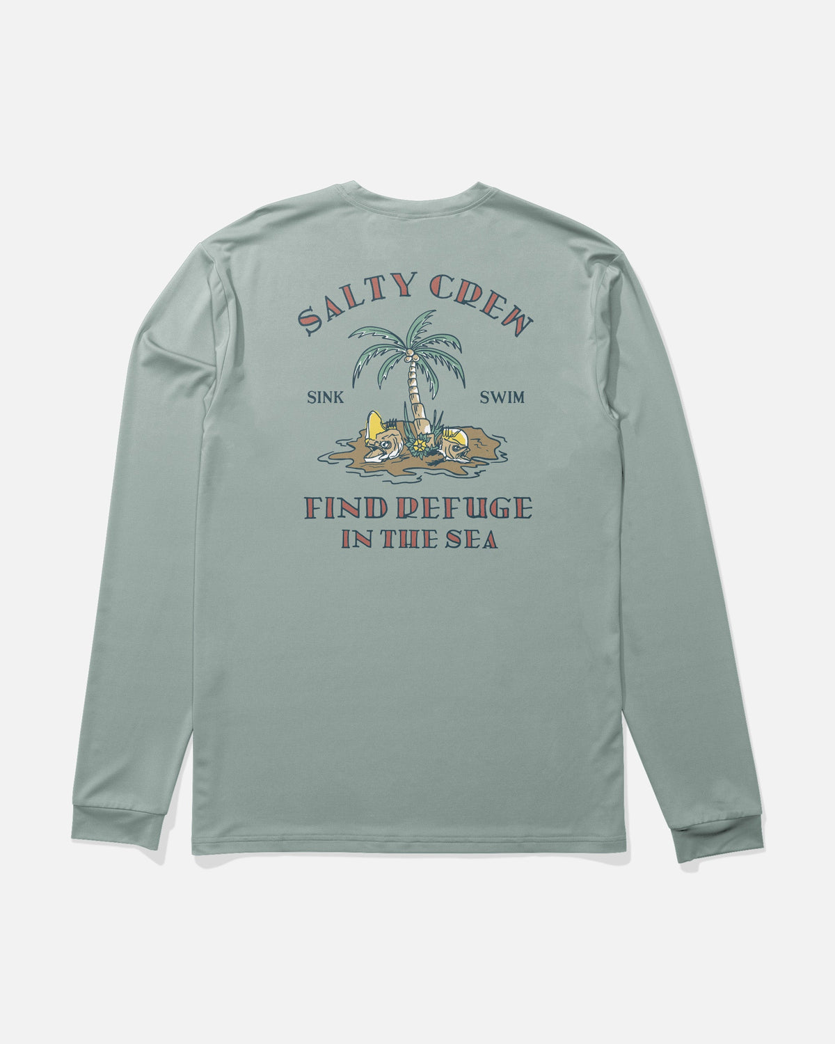 DESERTED BOYS LS SUNSHIRT - Jade | Salty Crew