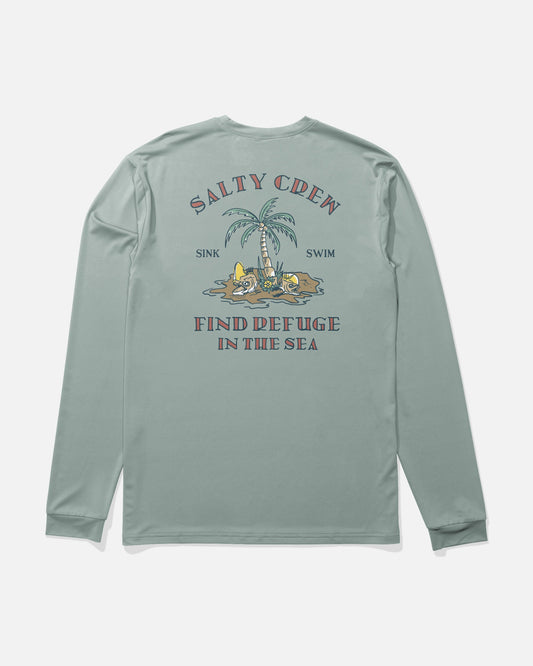DESERTED BOYS LS SUNSHIRT - Jade | Salty Crew