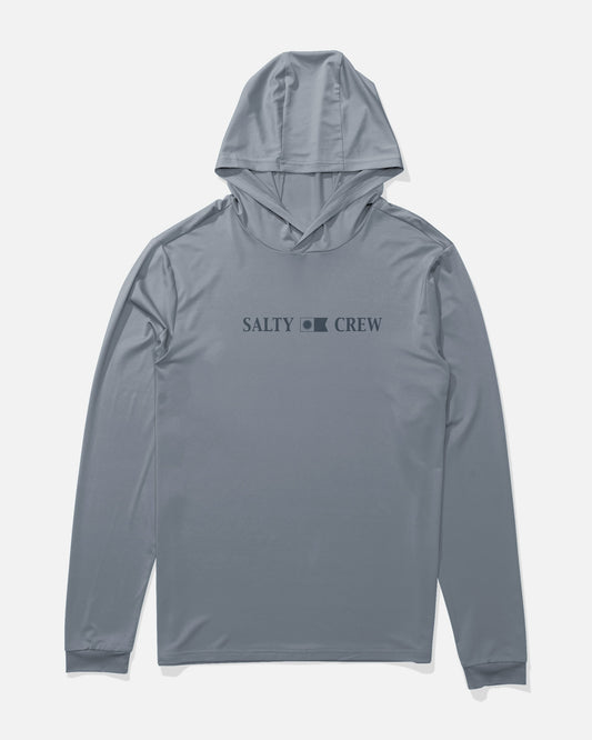 RAIL BOYS HOOD SUNSHIRT - Shark Skin | Salty Crew