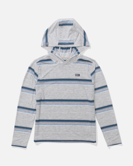 SEAWAY BOYS UV HOODIE - Light Grey | Salty Crew