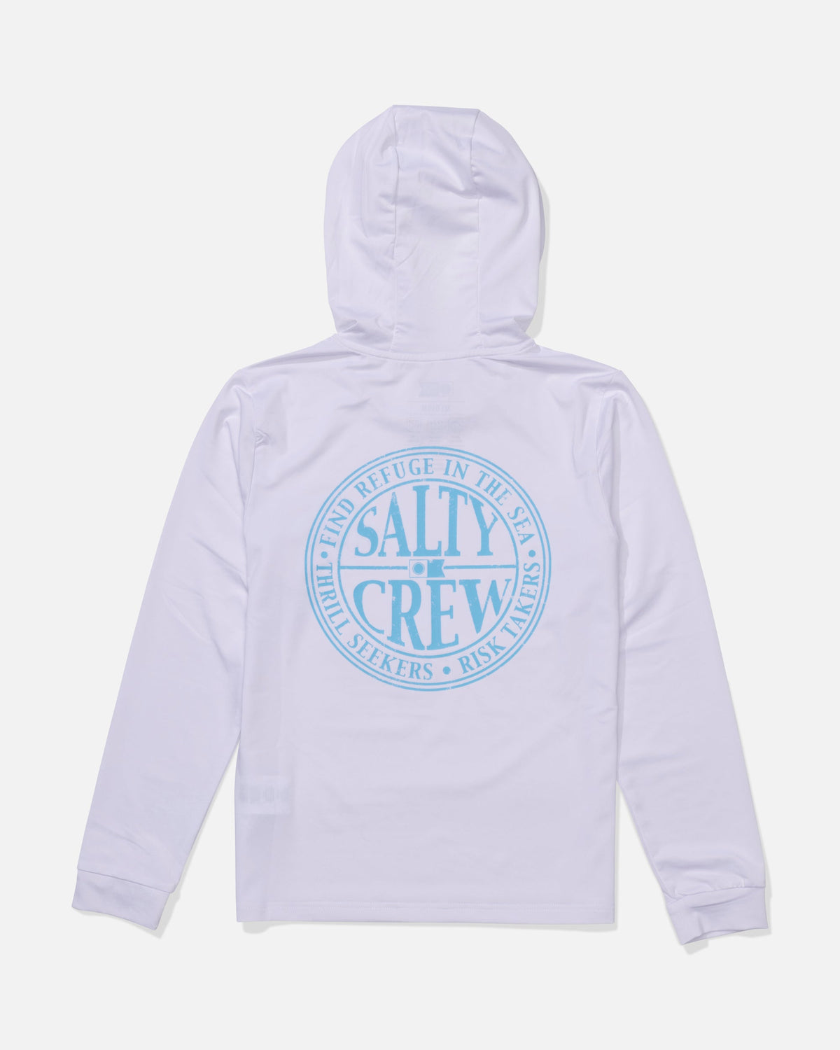 GLOBAL HOOD BOYS SUNSHIRT - White/Slate | Salty Crew