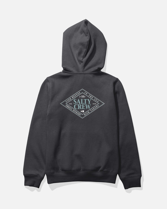 ICONIC BOYS FLEECE - BLACK | Salty Crew
