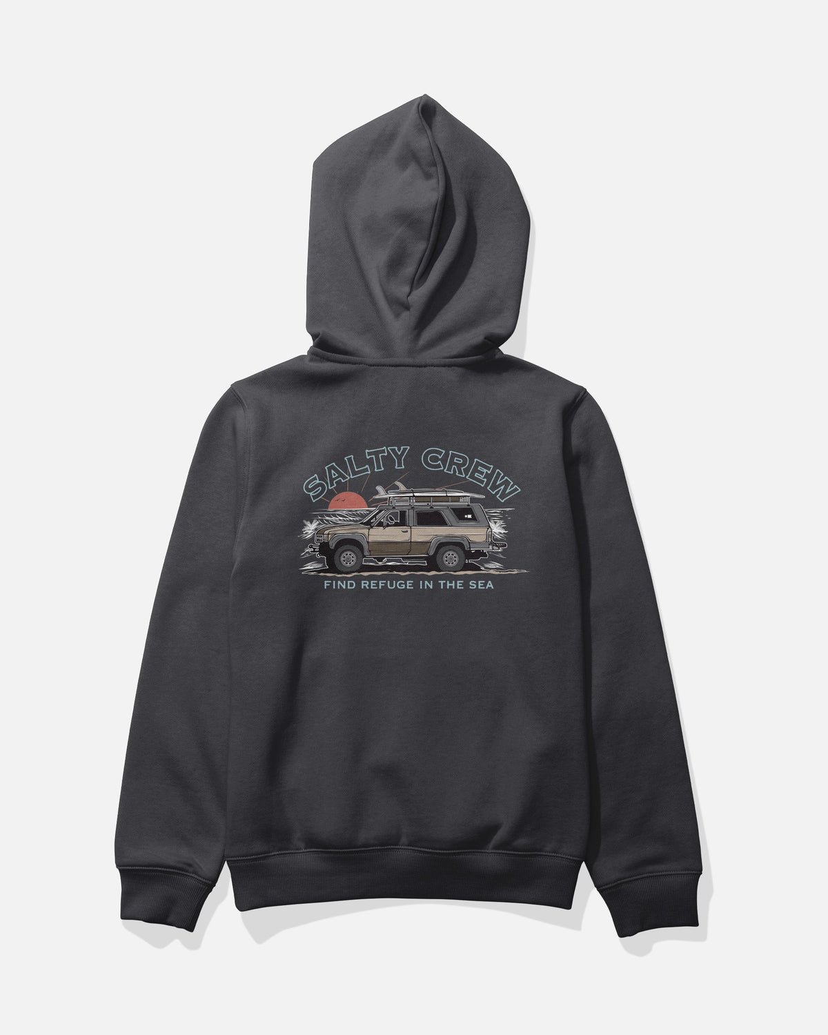 GET READY BOYS FLEECE - BLACK | Salty Crew