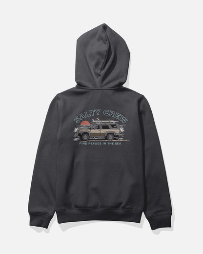 GET READY BOYS FLEECE - BLACK | Salty Crew