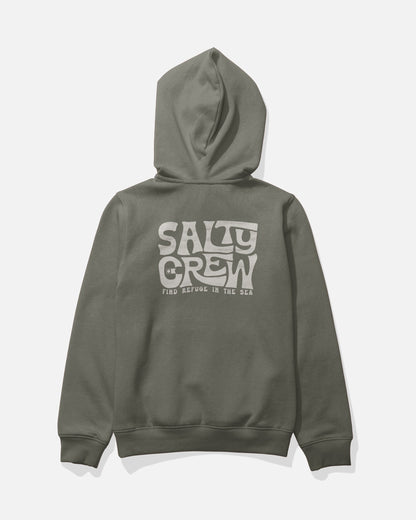 FREESTYLE BOYS FLEECE - Dusty Olive | Salty Crew