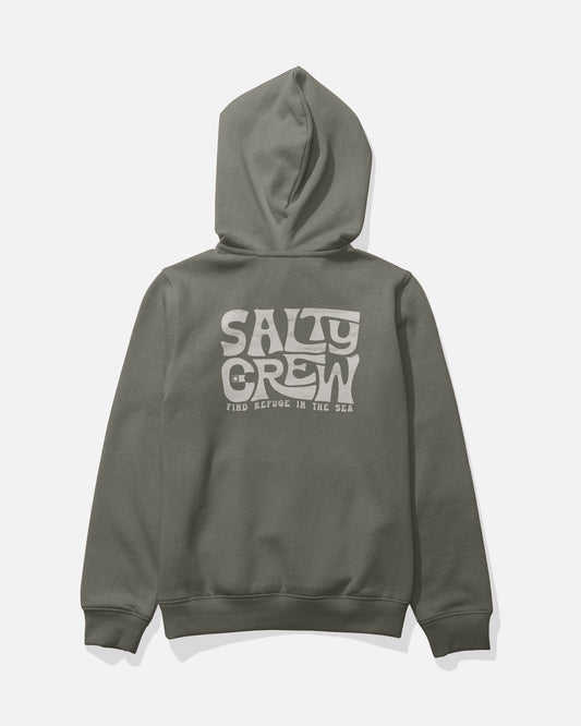 FREESTYLE BOYS FLEECE - Dusty Olive | Salty Crew