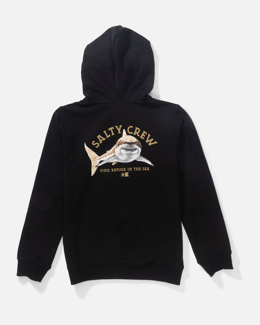 LURKING BOYS FLEECE - Black | Salty Crew