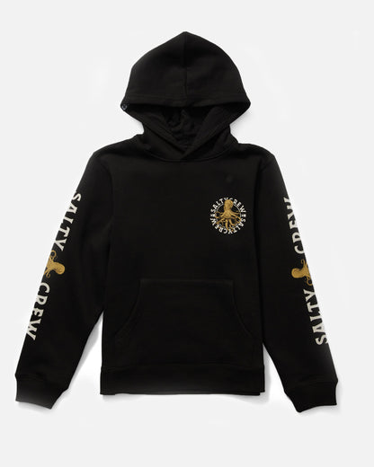TENTACLES BOYS FLEECE - Black | Salty Crew