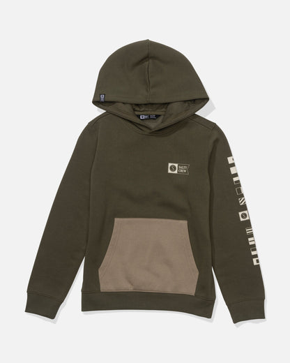 ALPHA CLR BLCK BOY FLEECE - Olive Stone | Salty Crew