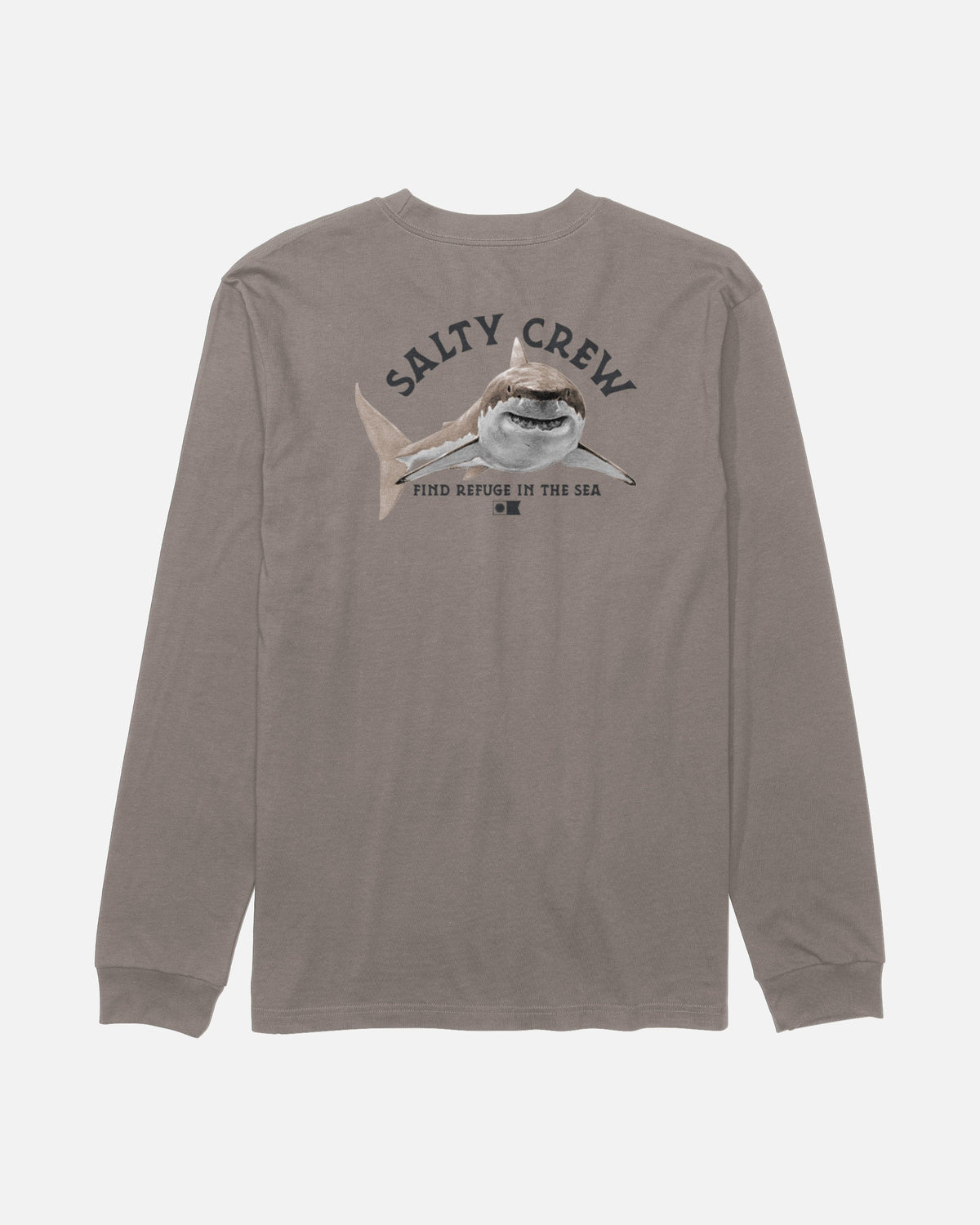 LURKING BOYS LS TEE - Cinder | Salty Crew
