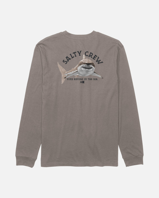 LURKING BOYS LS TEE - Cinder | Salty Crew