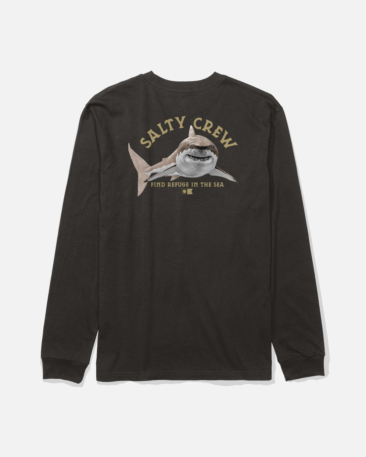 LURKING BOYS LS TEE - Black | Salty Crew