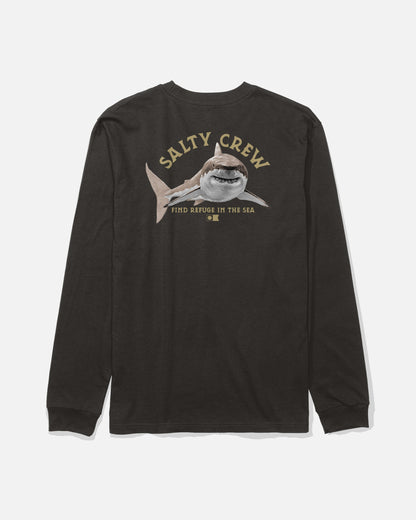 LURKING BOYS LS TEE - Black | Salty Crew