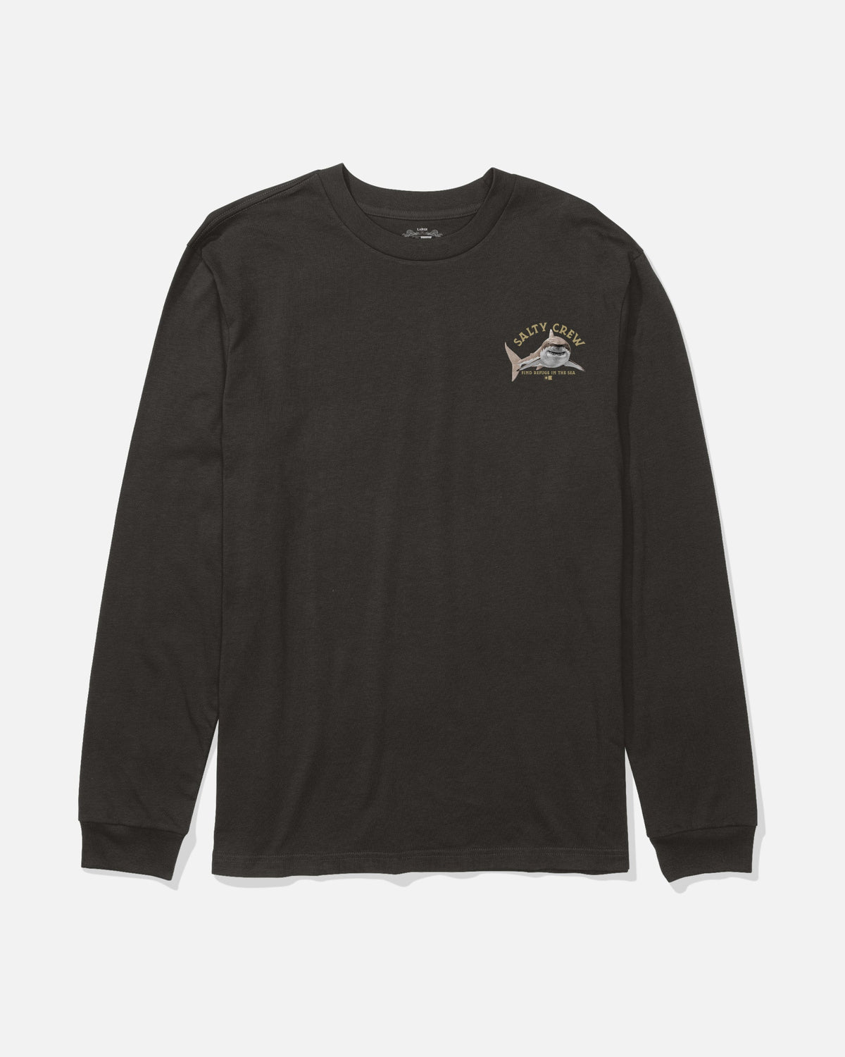 LURKING BOYS LS TEE - Black | Salty Crew