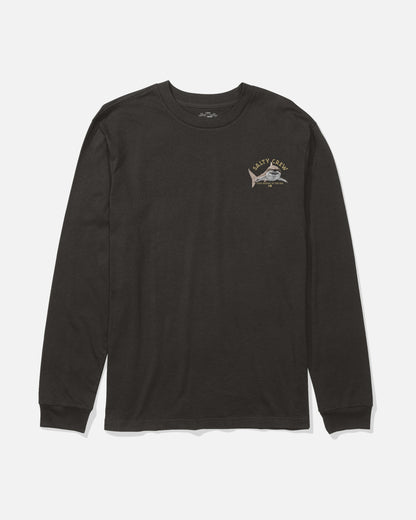 LURKING BOYS LS TEE - Black | Salty Crew