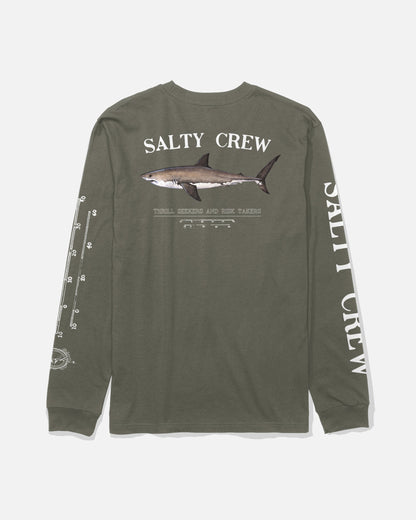 BRUCE BOYS LS TEE - Dusty Olive | Salty Crew