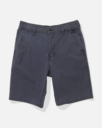 TRANSOM BOYS OVERDYE SHORT - Magnet | Salty Crew