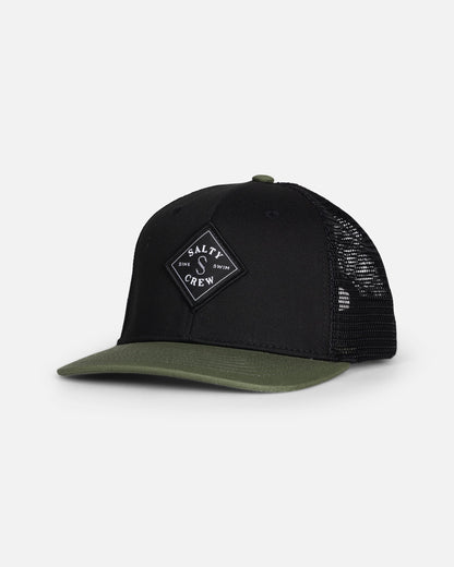 SEALINE BOYS TRUCKER - Black/Green | Salty Crew