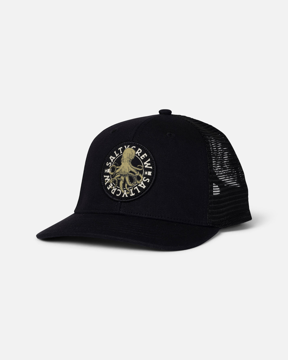 TENTACLES BOYS RETRO TRUCKER - Black | Salty Crew